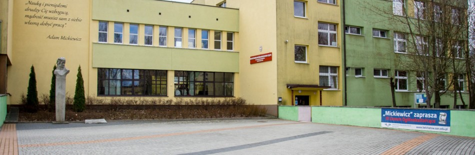 III Liceum Ogólnokształcące im. Adama Mickiewicza w Bełchatowie - budynek zewnętrzny